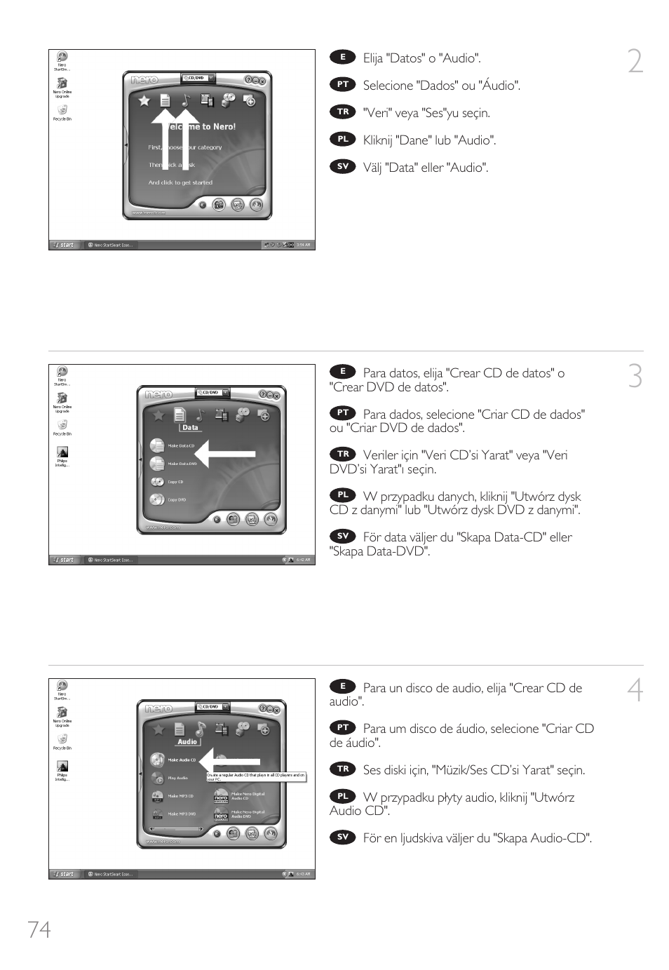 Philips Unidad interna User Manual | Page 74 / 88