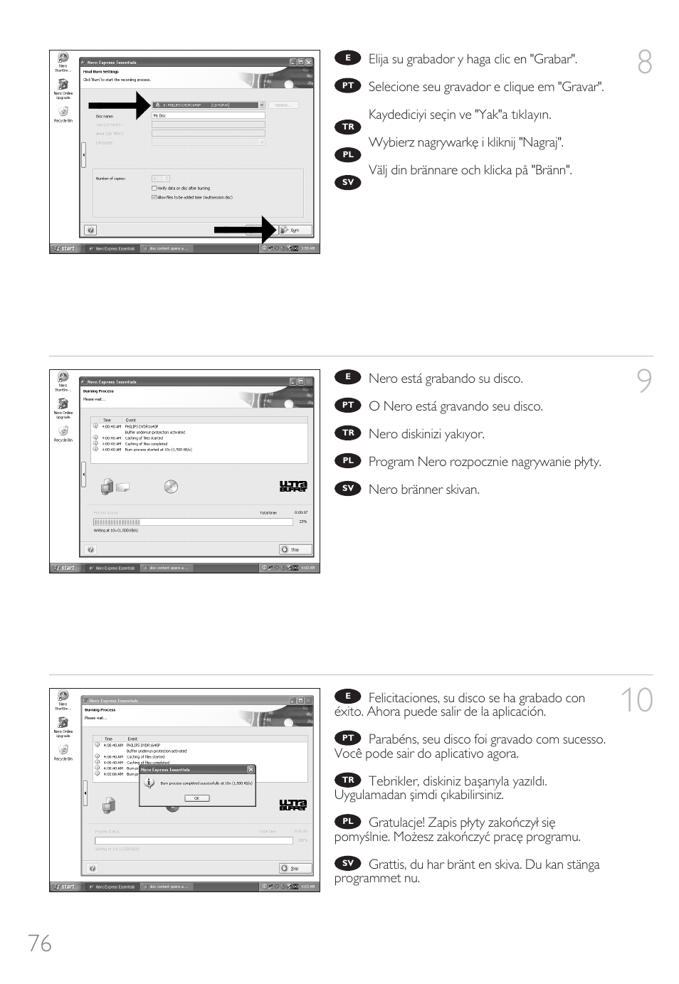 Philips Unidad interna User Manual | Page 76 / 88