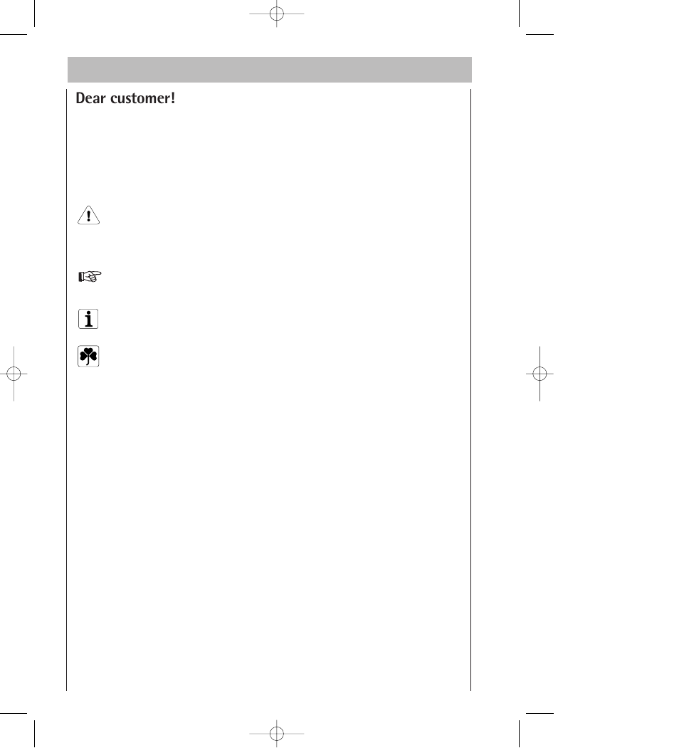 Dear customer | AEG 34350 I User Manual | Page 2 / 35