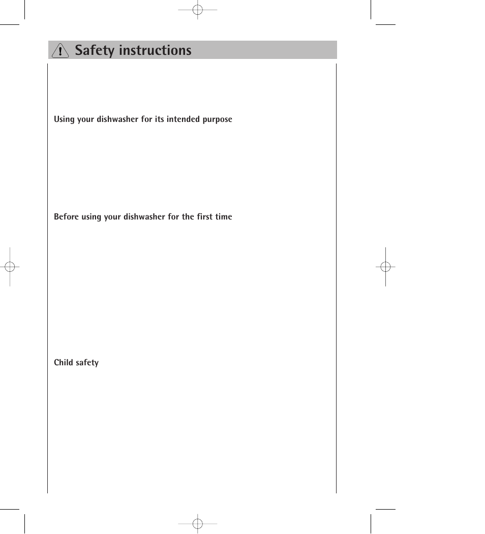 Safety instructions | AEG 34350 I User Manual | Page 4 / 35