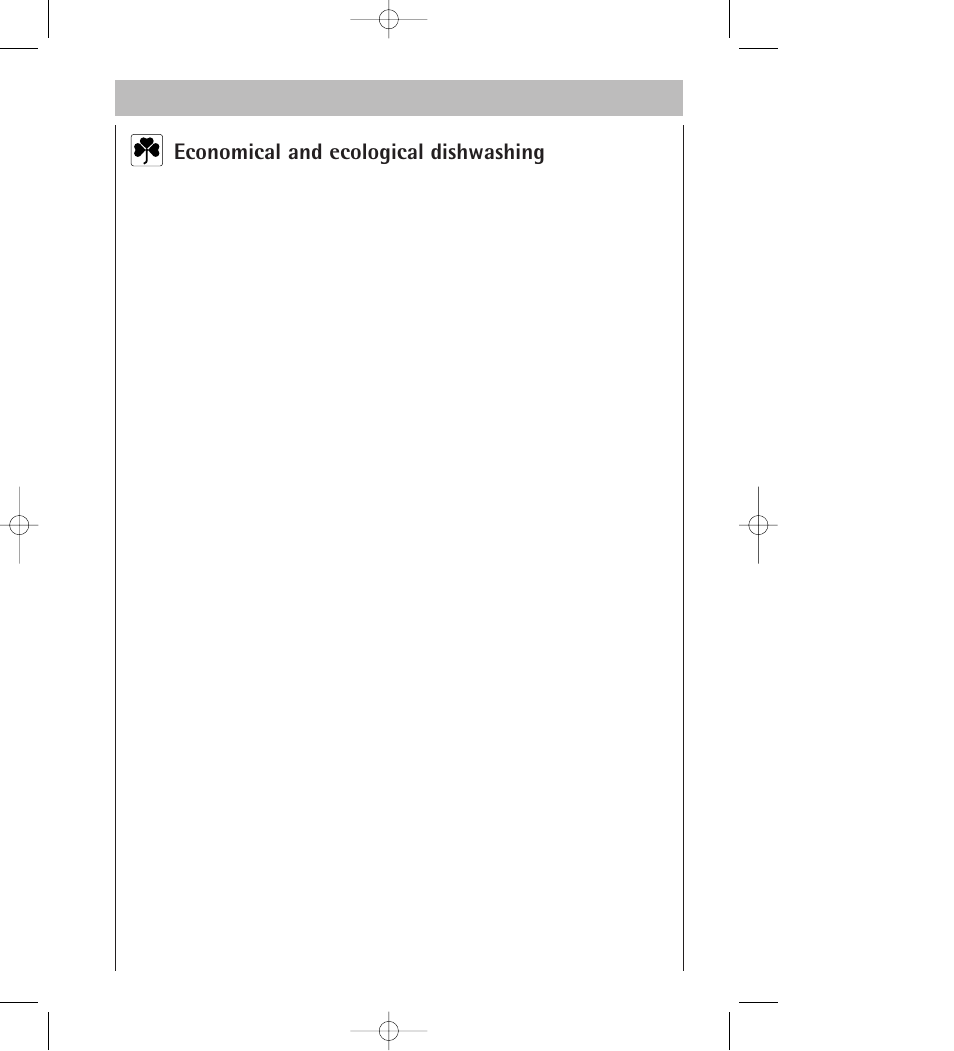 Economical and ecological dishwashing | AEG 34350 I User Manual | Page 7 / 35