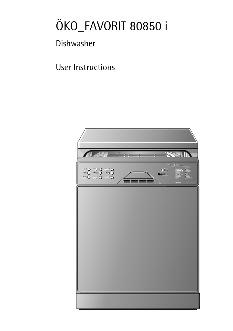 AEG 80850 I User Manual | 48 pages