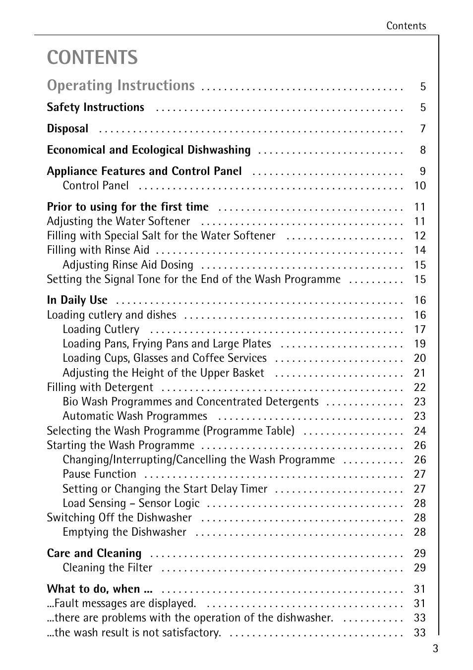 AEG 80850 I User Manual | Page 3 / 48