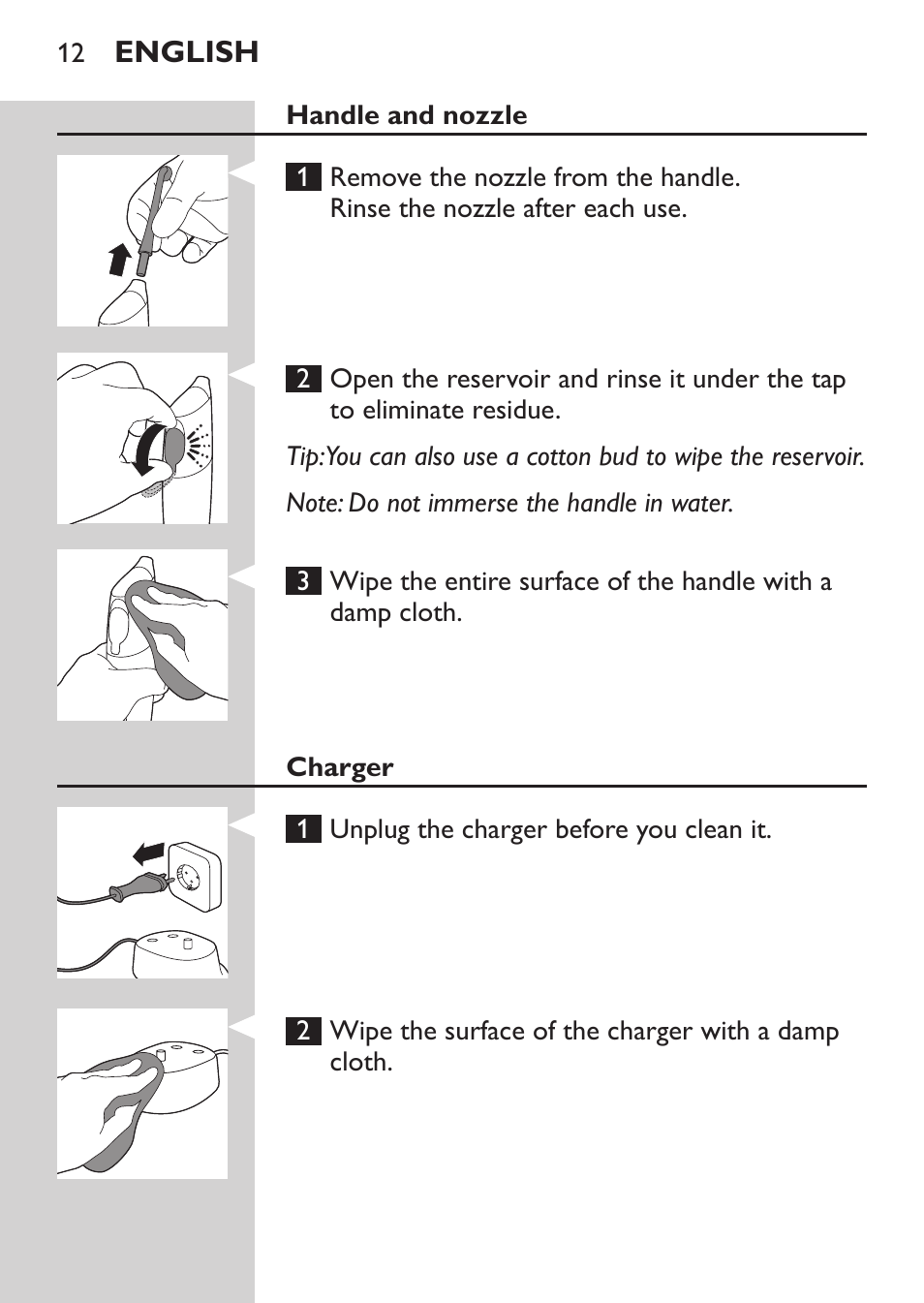 Philips Sonicare AirFloss Interdental - Recargable User Manual | Page 12 / 96