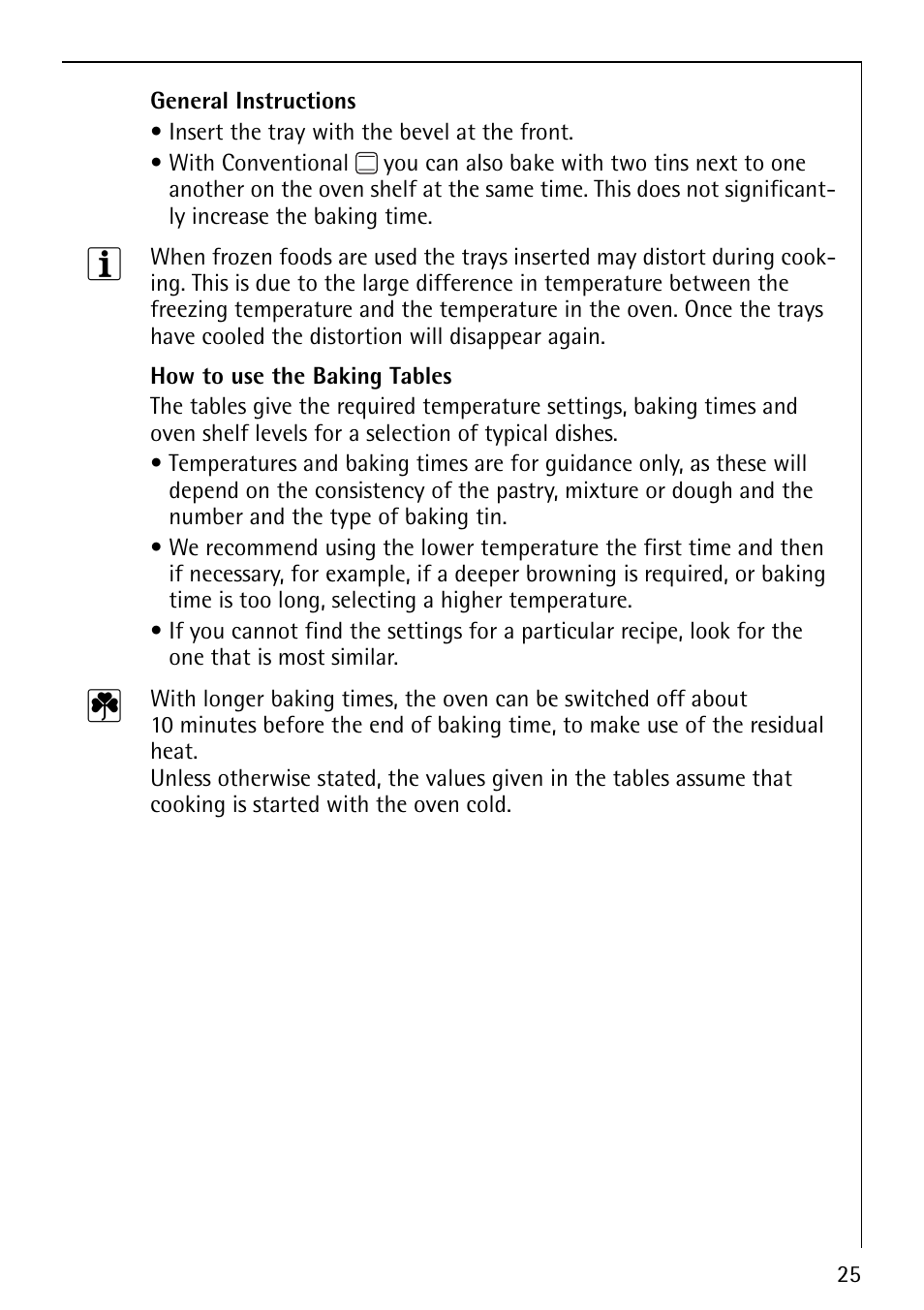 AEG COMPETENCE E1100-4 User Manual | Page 25 / 48