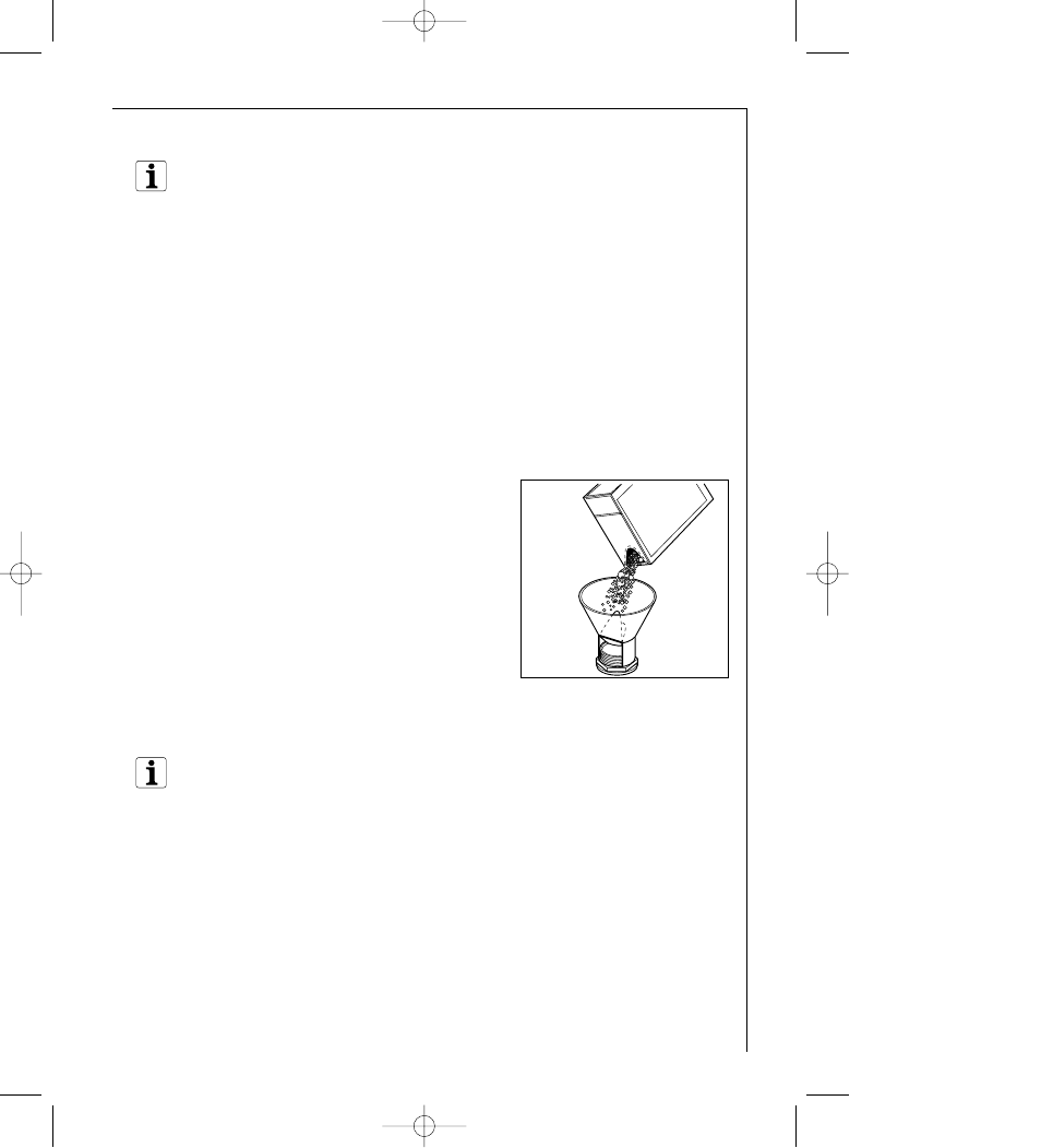 Filling the with salt | AEG FAVORIT 44060 VIL User Manual | Page 13 / 48