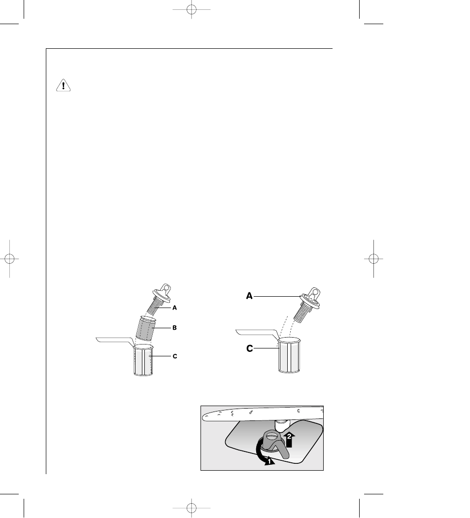 Maintenance and cleaning, Cleaning the filters | AEG FAVORIT 44060 VIL User Manual | Page 30 / 48