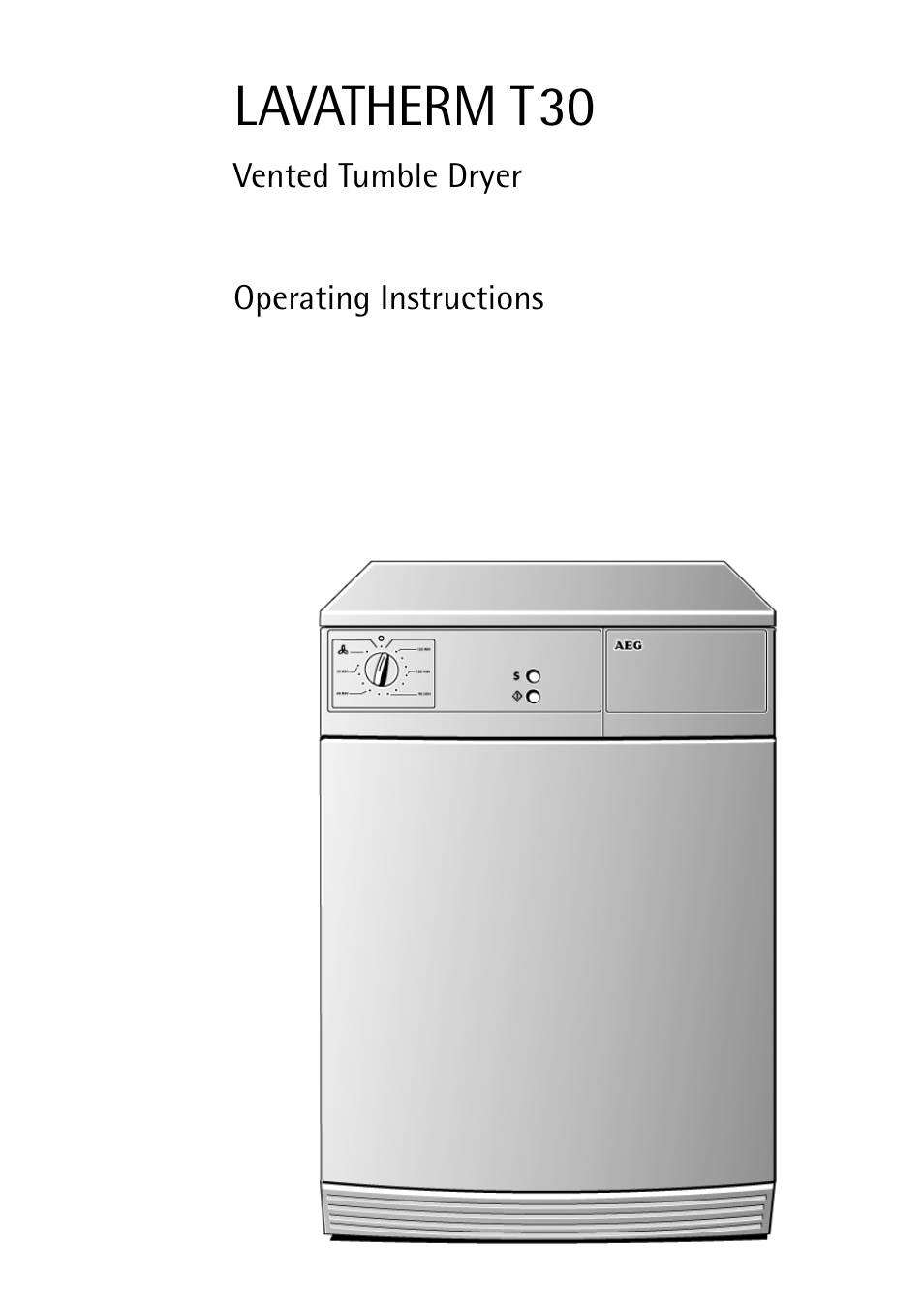 AEG LAVATHERM T30 User Manual | 32 pages