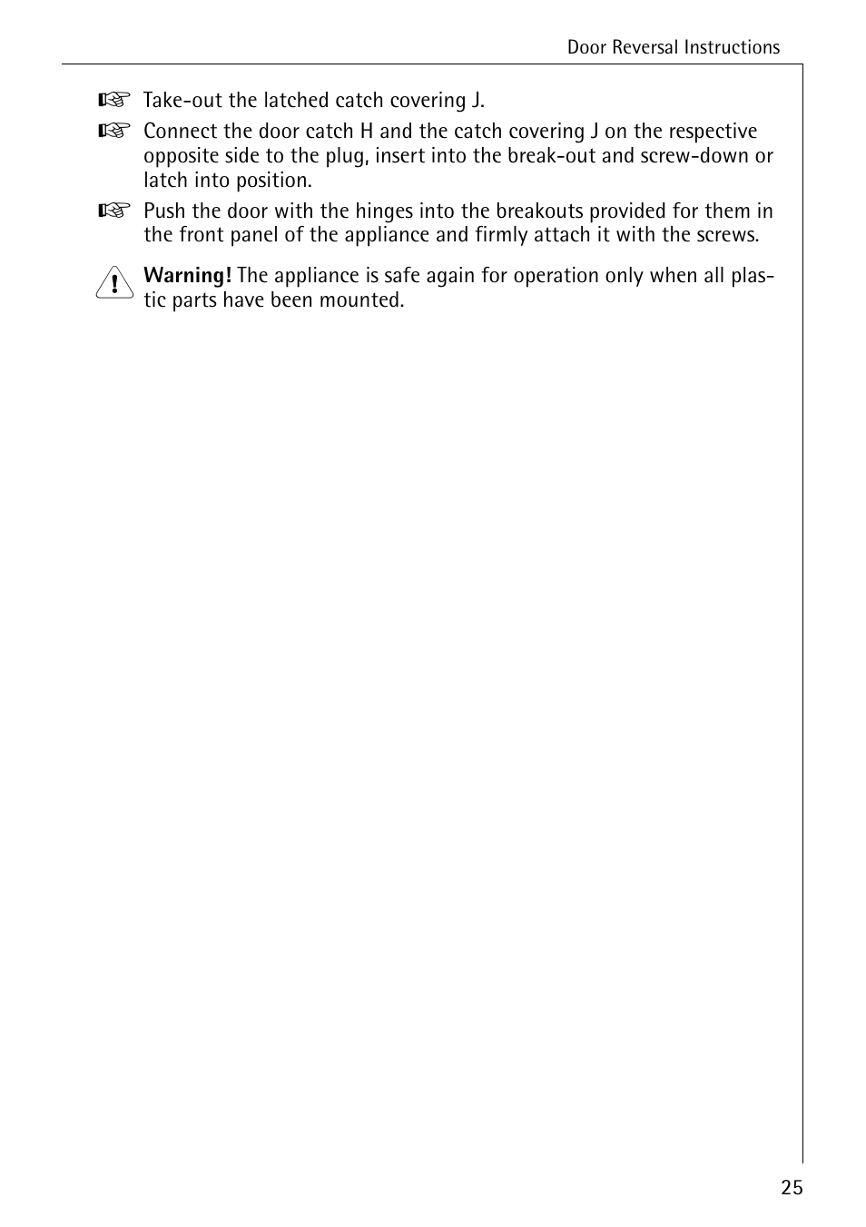 AEG LAVATHERM T30 User Manual | Page 25 / 32