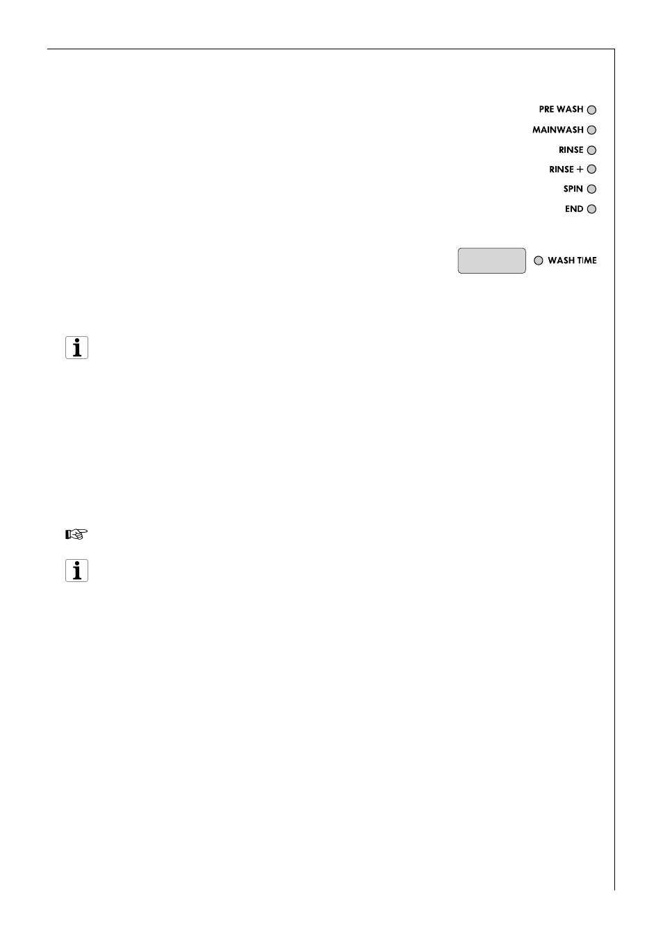 Washing program sequence | AEG 72620 User Manual | Page 23 / 52