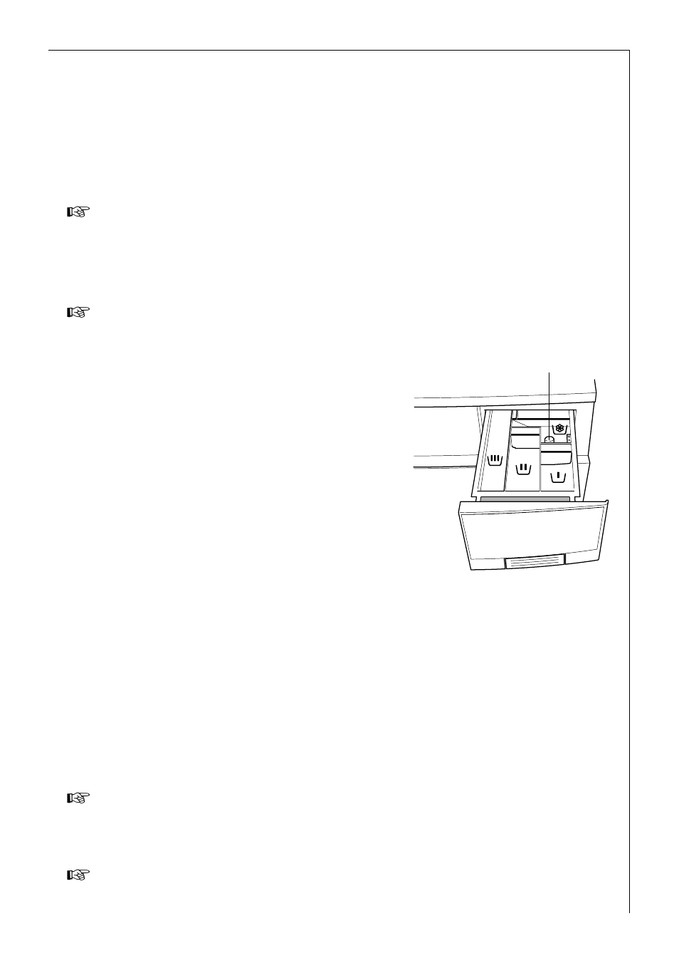 Maintenance and cleaning, Control panel, Detergent dispenser drawer | Washing machine drum, Door | AEG 72620 User Manual | Page 27 / 52