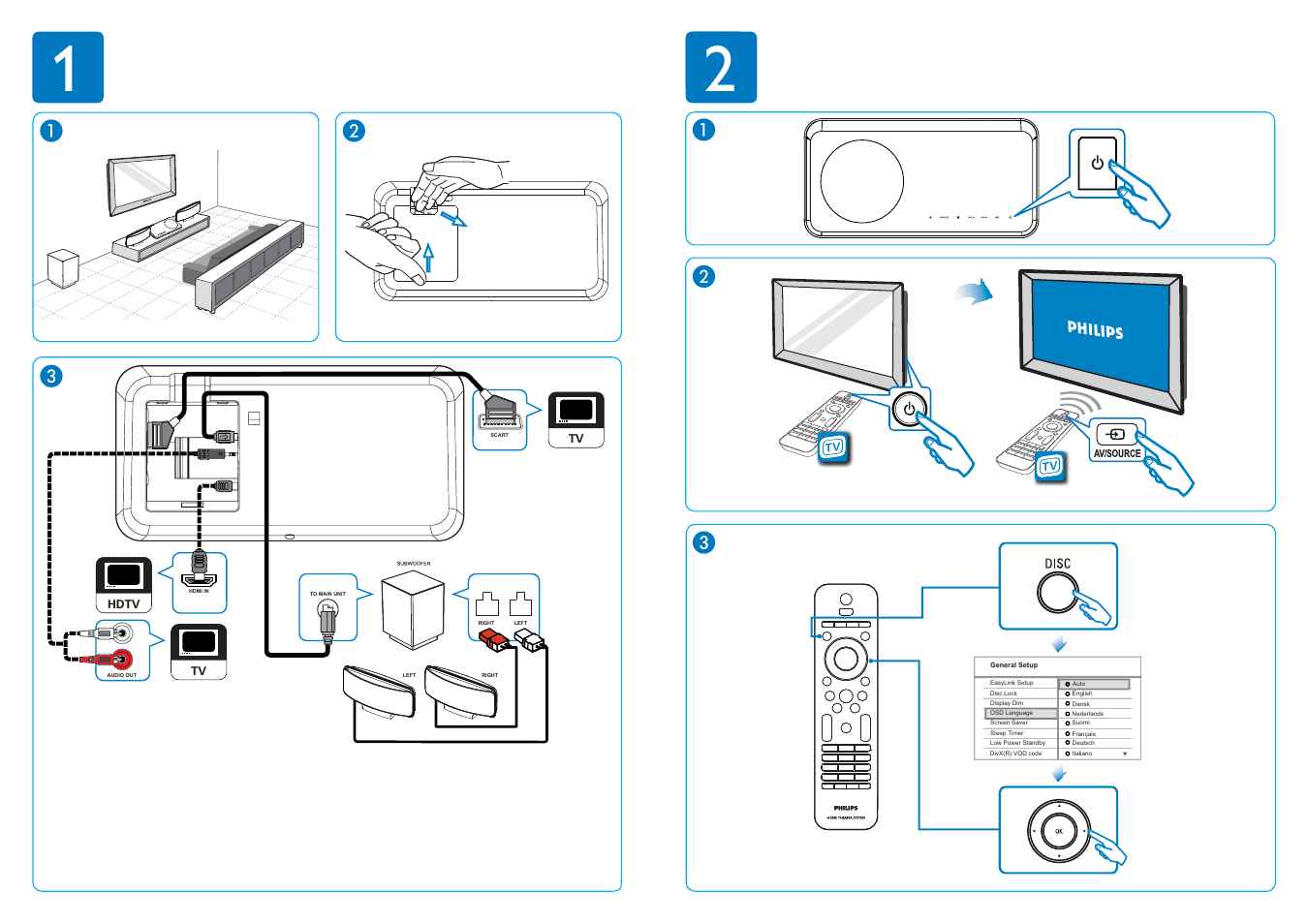 Philips Sistemas de cine en casa 2.1 User Manual | Page 2 / 2