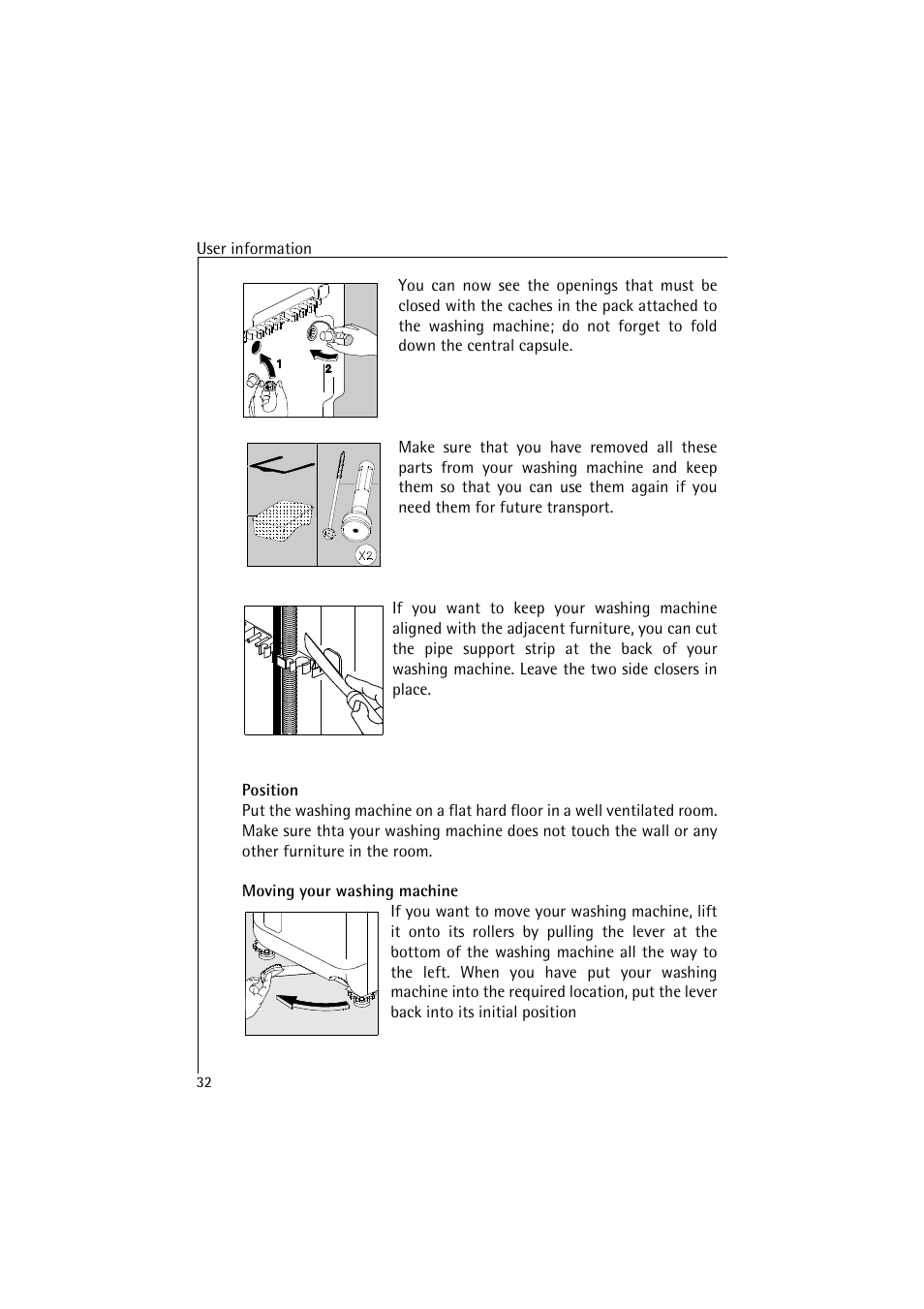AEG LAVAMAT 47380 User Manual | Page 32 / 36