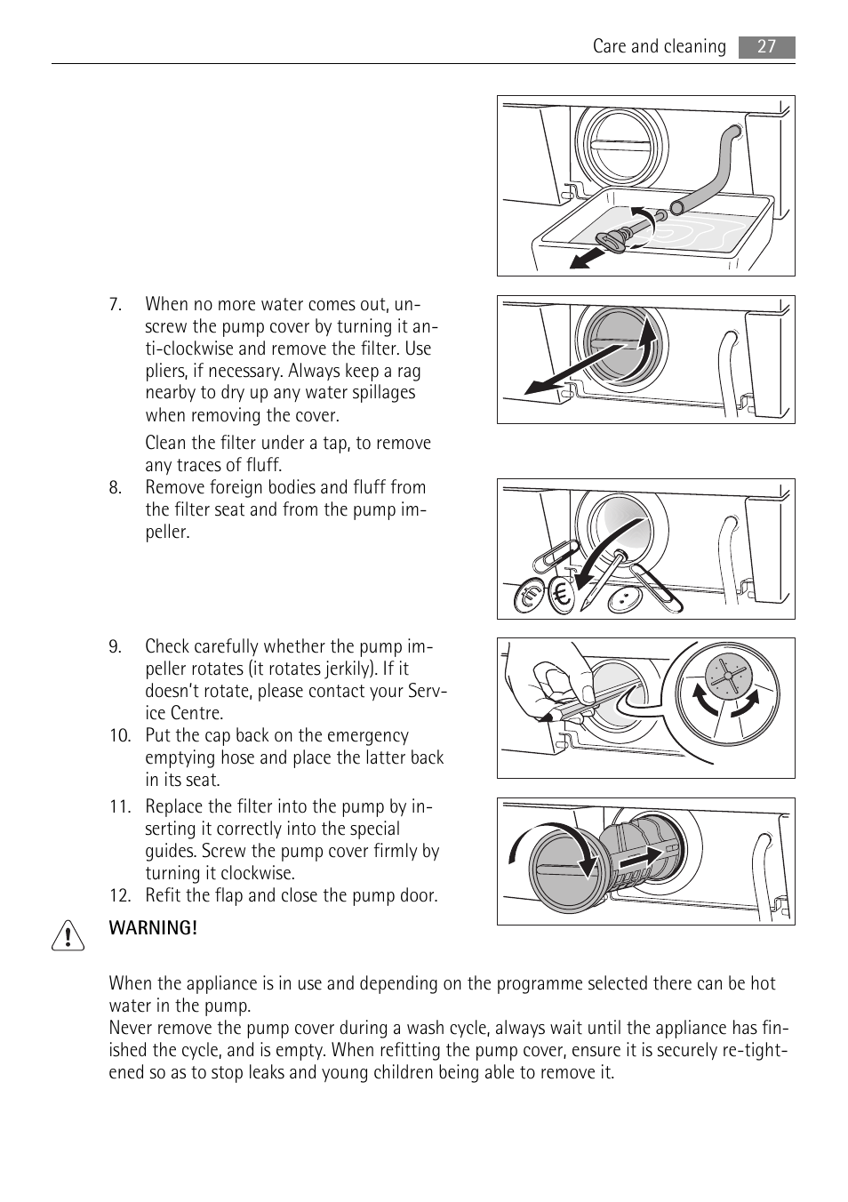 AEG LAVAMAT 16950A3 User Manual | Page 27 / 44