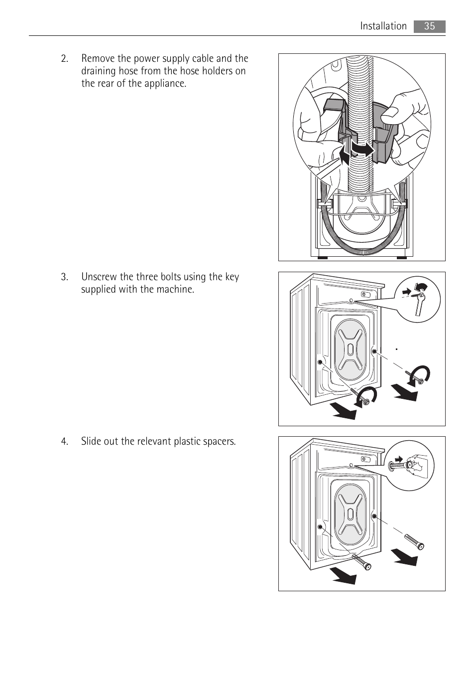 AEG LAVAMAT 16950A3 User Manual | Page 35 / 44