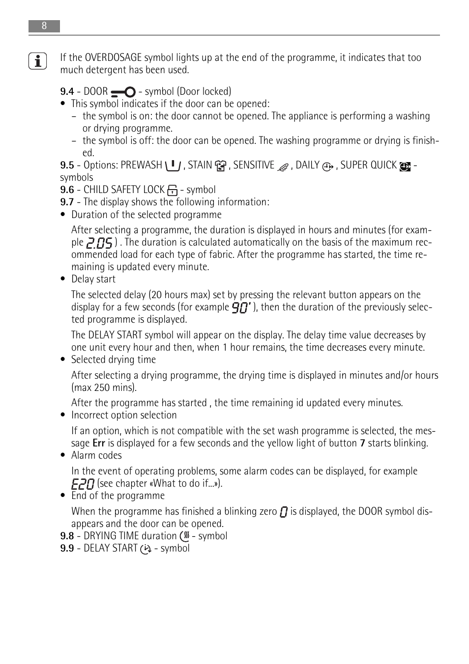 AEG LAVAMAT 16950A3 User Manual | Page 8 / 44