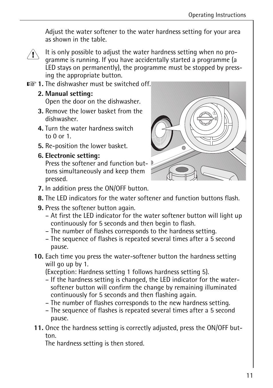 AEG FAVORIT 50730 User Manual | Page 11 / 44