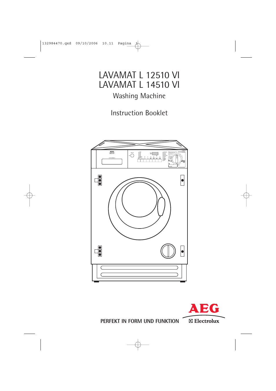 AEG LAVAMAT L 12510 VI User Manual | 55 pages