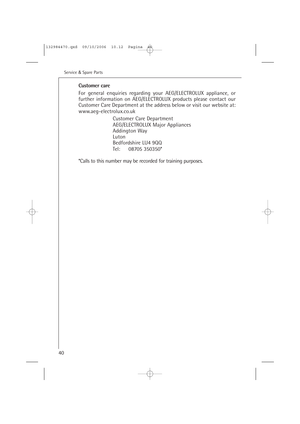 AEG LAVAMAT L 12510 VI User Manual | Page 40 / 55