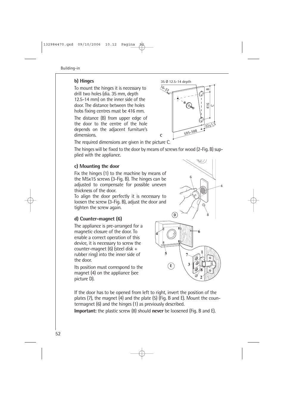 AEG LAVAMAT L 12510 VI User Manual | Page 52 / 55