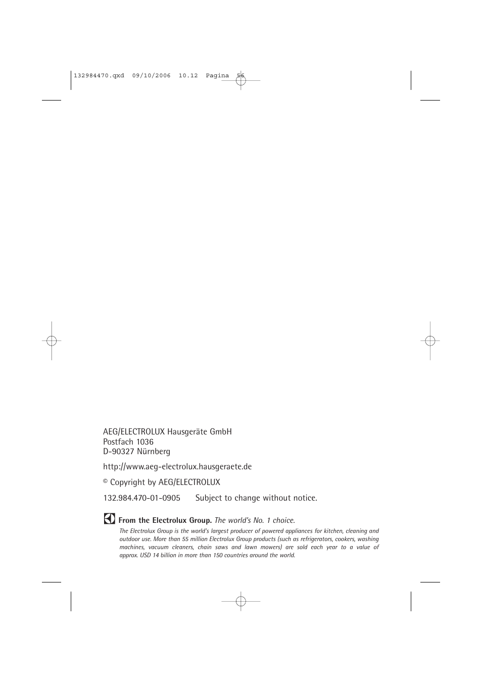 AEG LAVAMAT L 12510 VI User Manual | Page 55 / 55