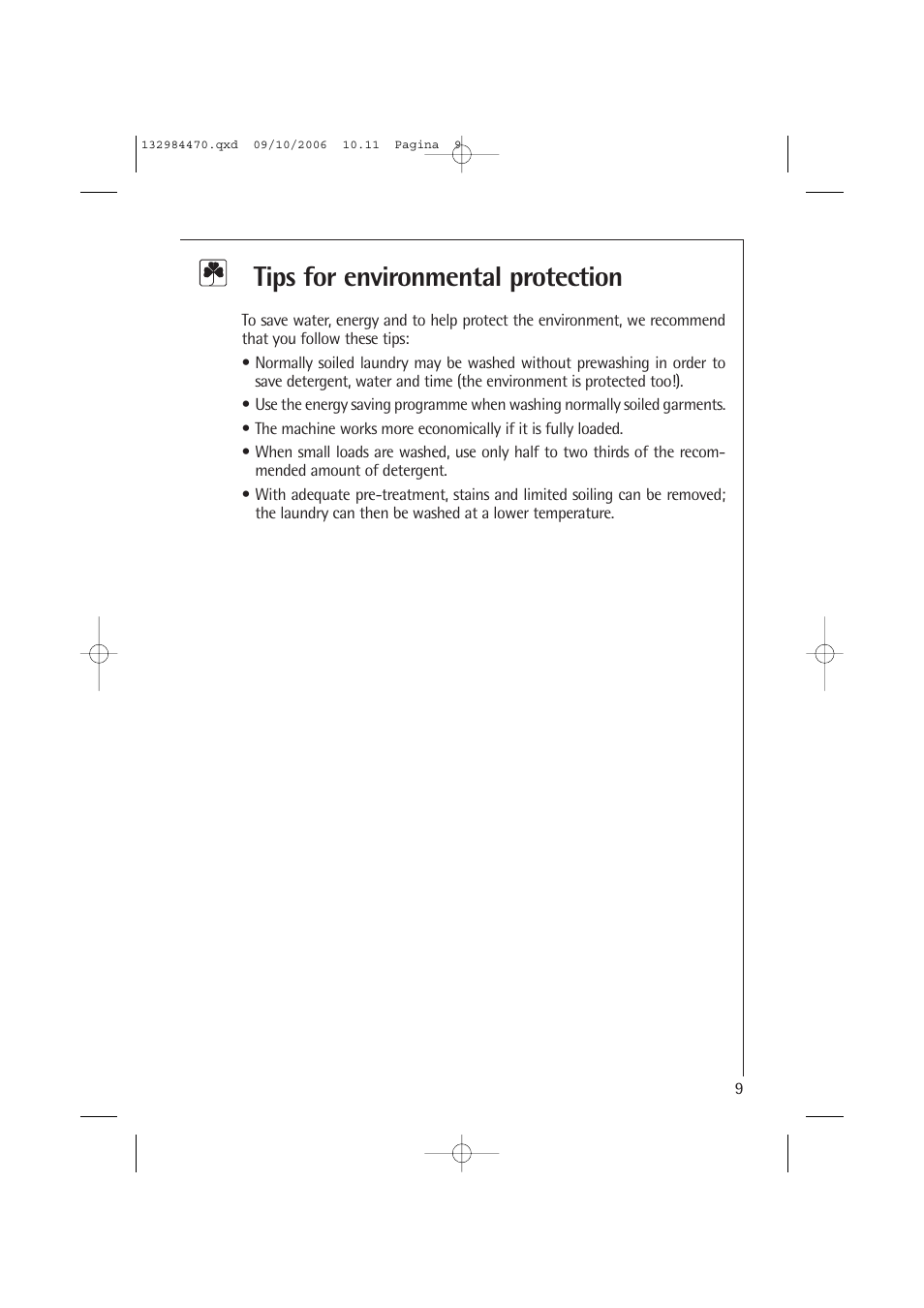 Tips for environmental protection | AEG LAVAMAT L 12510 VI User Manual | Page 9 / 55
