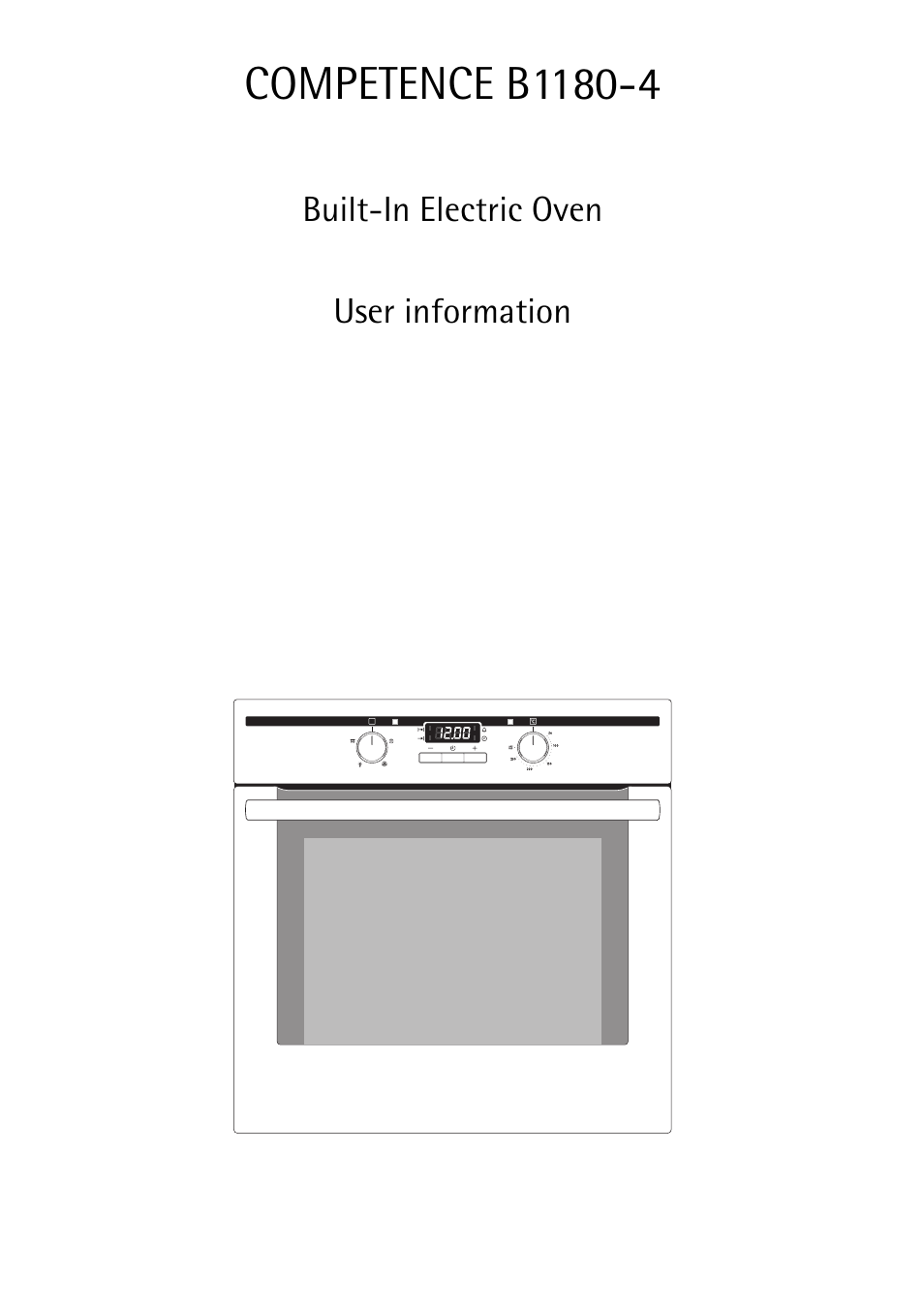 AEG COMPETENCE B1180-4 User Manual | 44 pages