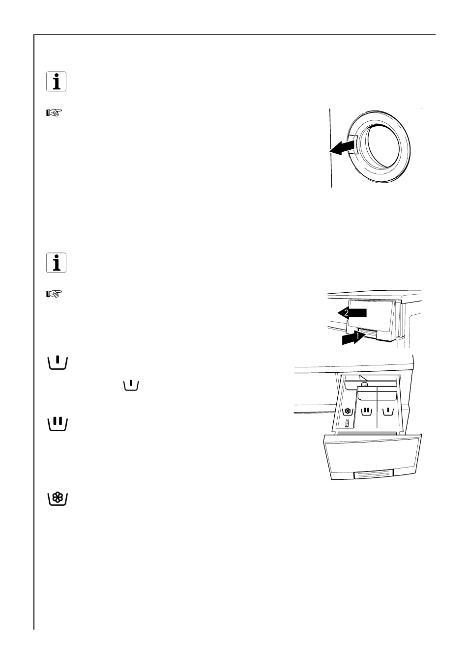 Loading the washing, Adding detergent/conditioner | AEG LAVAMAT 60300 User Manual | Page 18 / 48