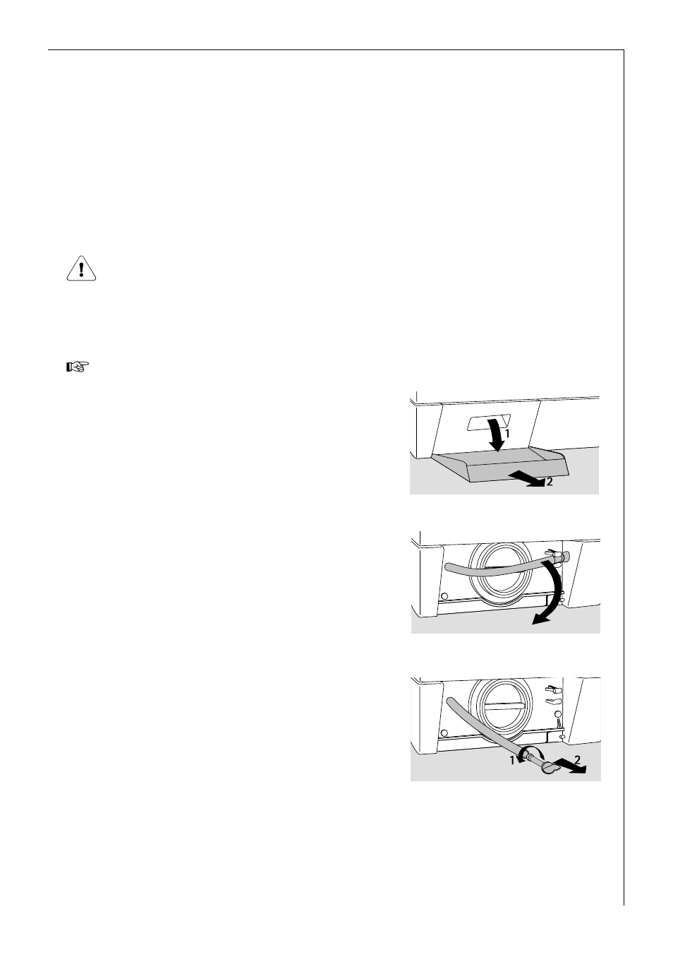 Perform emergency drain | AEG LAVAMAT 60300 User Manual | Page 31 / 48