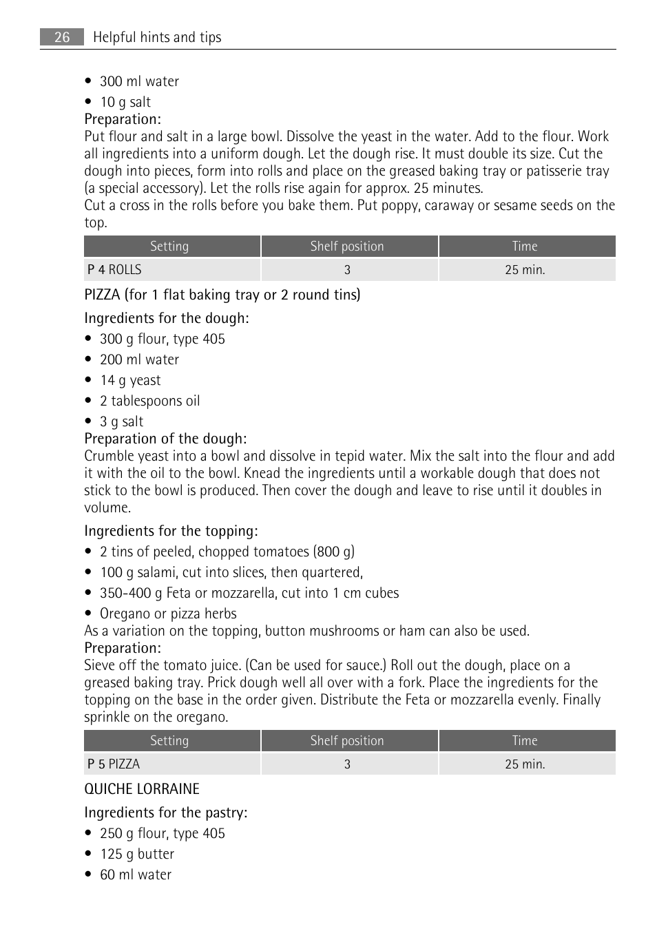 AEG KB7100000 User Manual | Page 26 / 40