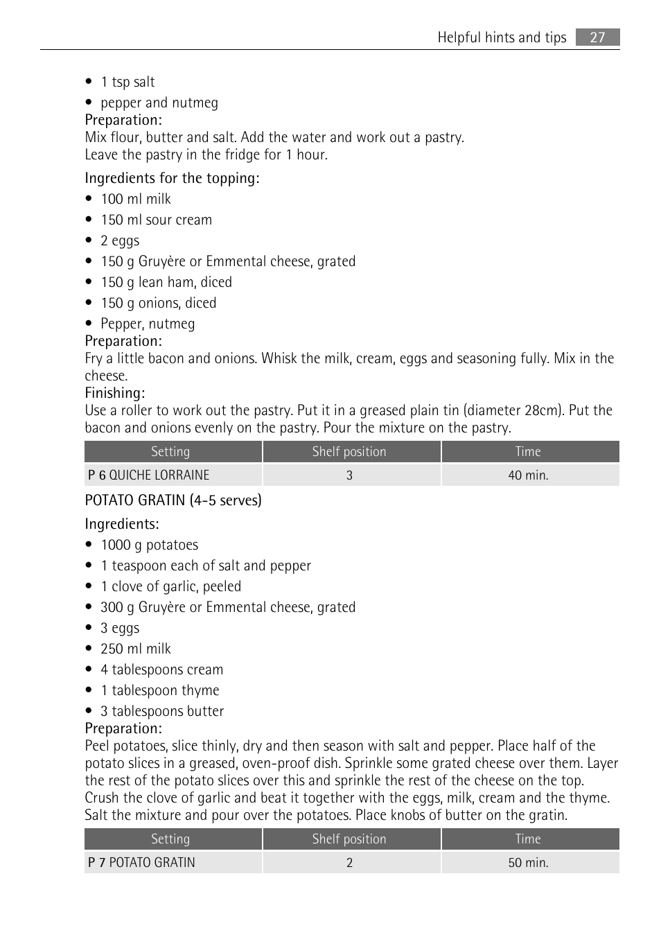 AEG KB7100000 User Manual | Page 27 / 40