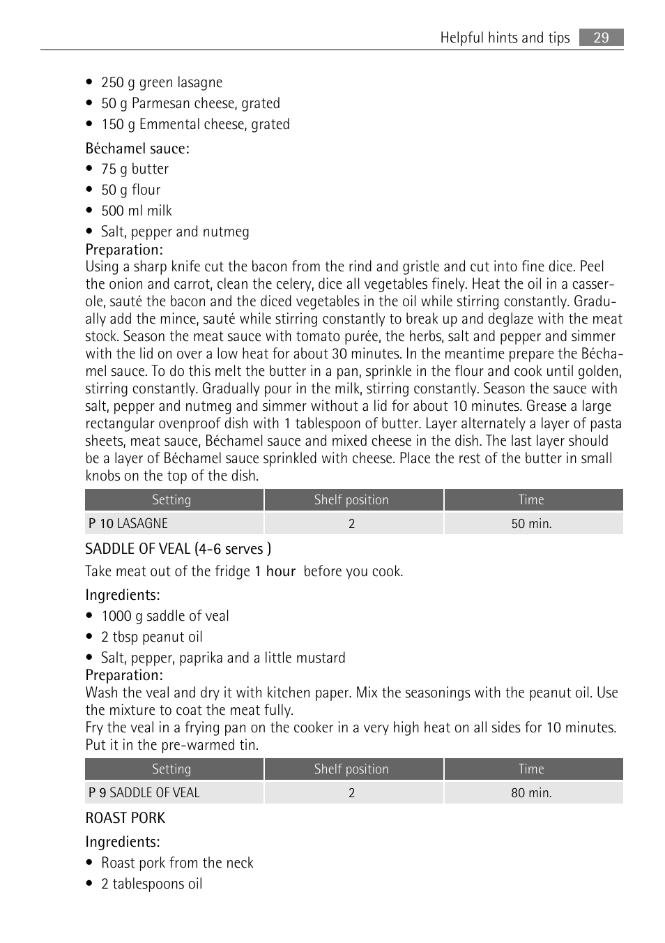 AEG KB7100000 User Manual | Page 29 / 40