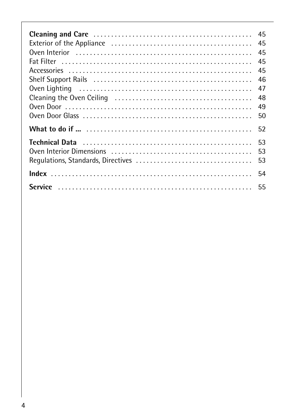 AEG COMPETENCE E4130-1 User Manual | Page 4 / 56