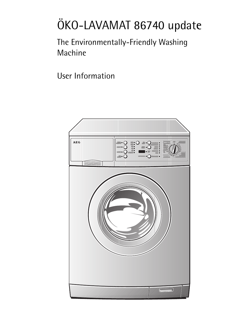 AEG LAVAMAT 86740 User Manual | 64 pages