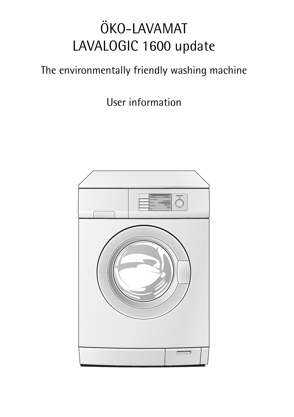 AEG LAVALOGIC 1600 User Manual | 68 pages