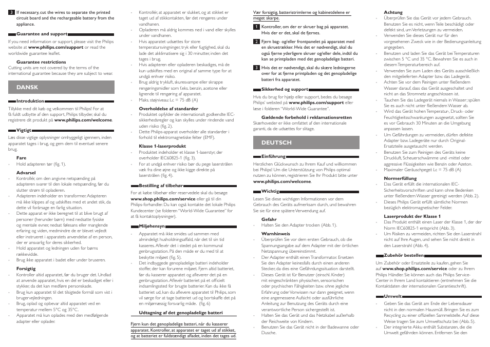 Philips BEARDTRIMMER Series 9000 barbero resistente al agua User Manual | Page 2 / 10