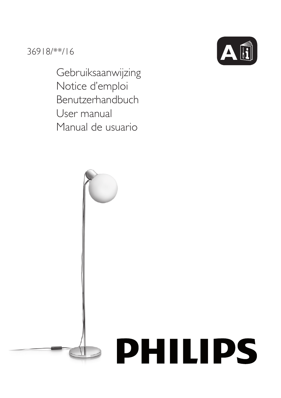 Philips Ecomoods Lámpara de pie User Manual | 4 pages