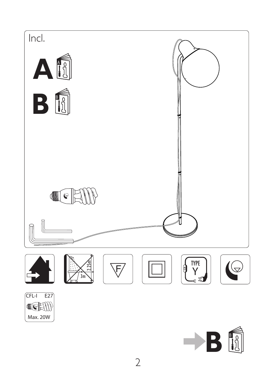 Philips Ecomoods Lámpara de pie User Manual | Page 2 / 4