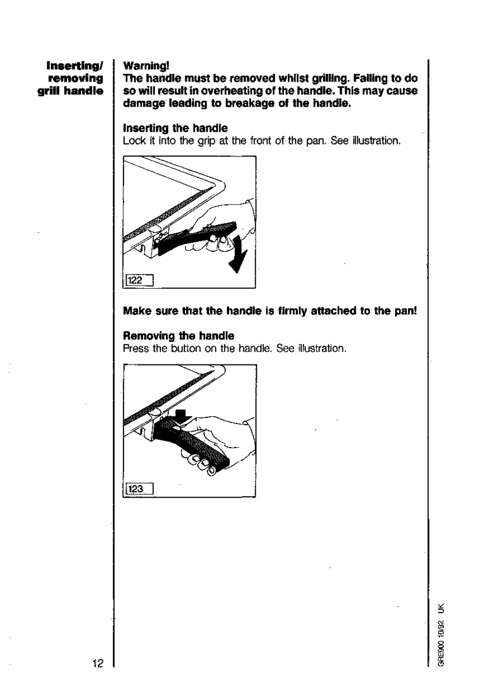 AEG COMPETENCE 2040 B User Manual | Page 12 / 20