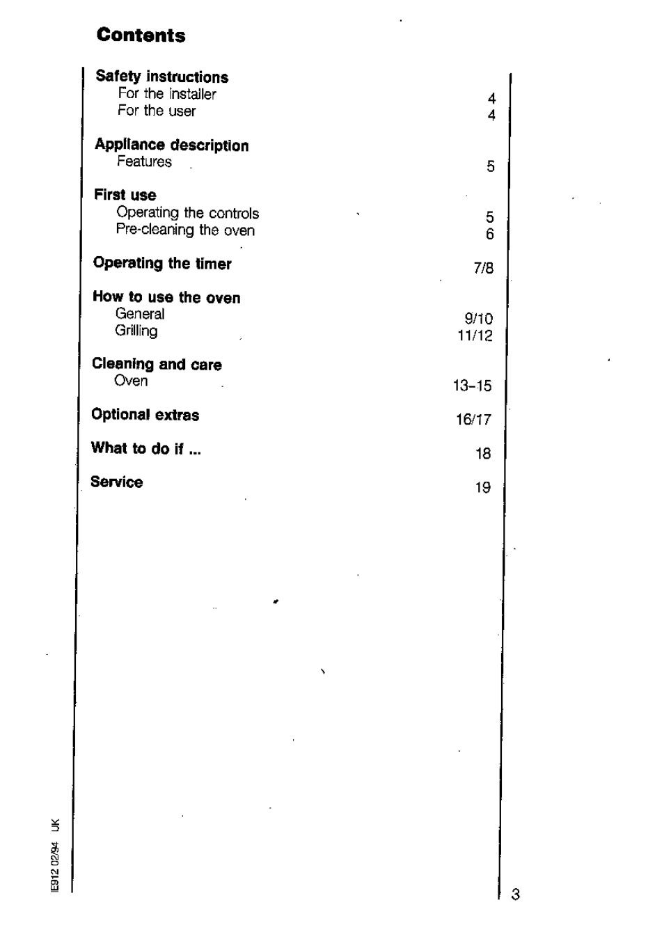 AEG COMPETENCE 2040 B User Manual | Page 3 / 20