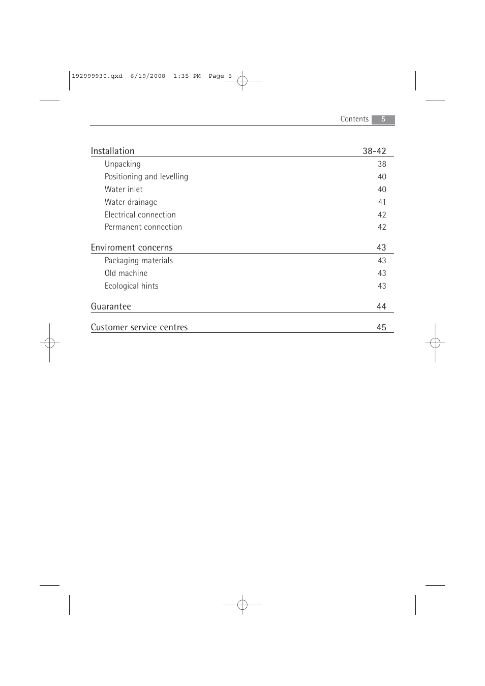 AEG 52840 User Manual | Page 5 / 46