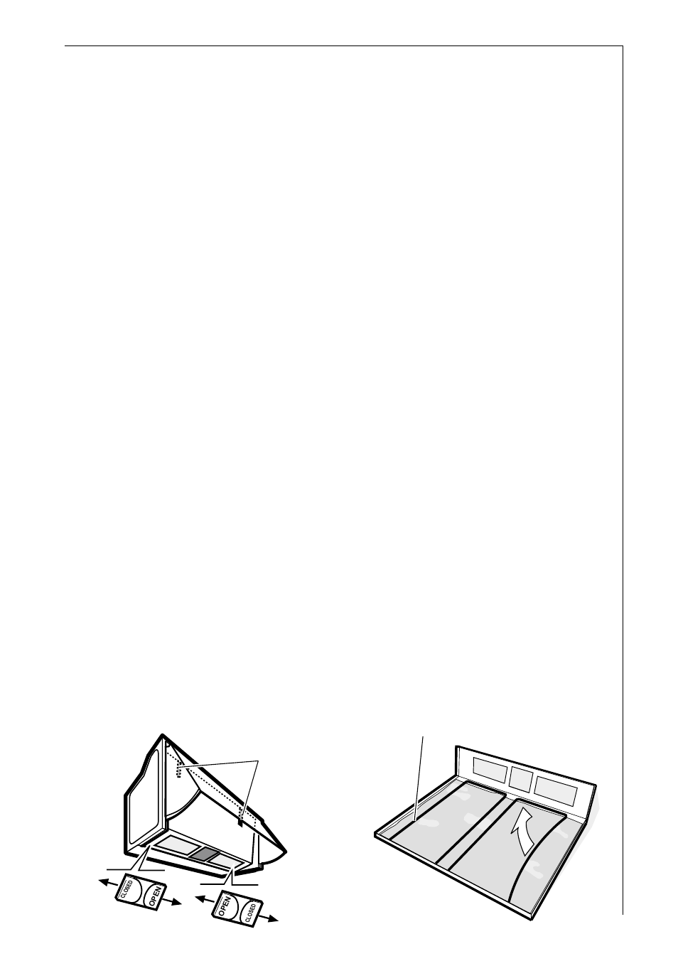 Maintenance and care, Grease filter, Opening the grid | Removing the filter | AEG DE 3160 User Manual | Page 8 / 19