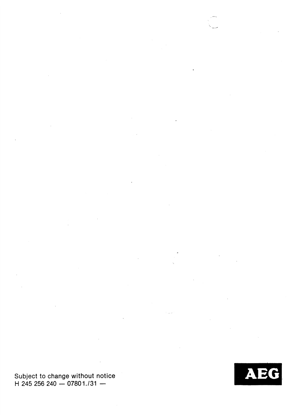AEG LAVMAT BELLA 1003/803 User Manual | Page 16 / 16