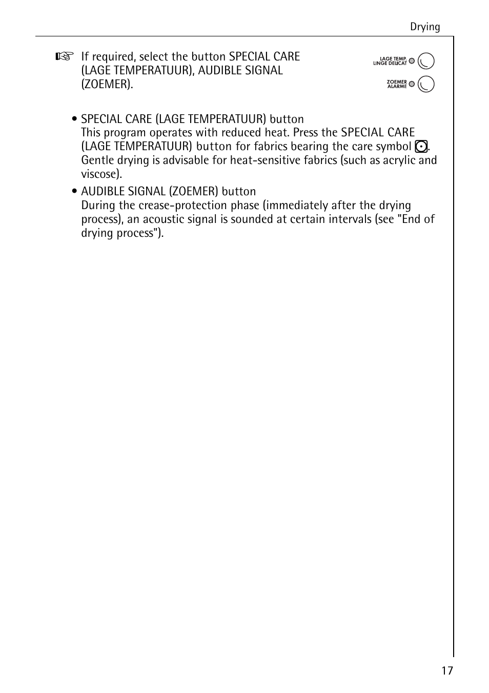 AEG LAVATHERM 57320 User Manual | Page 17 / 36