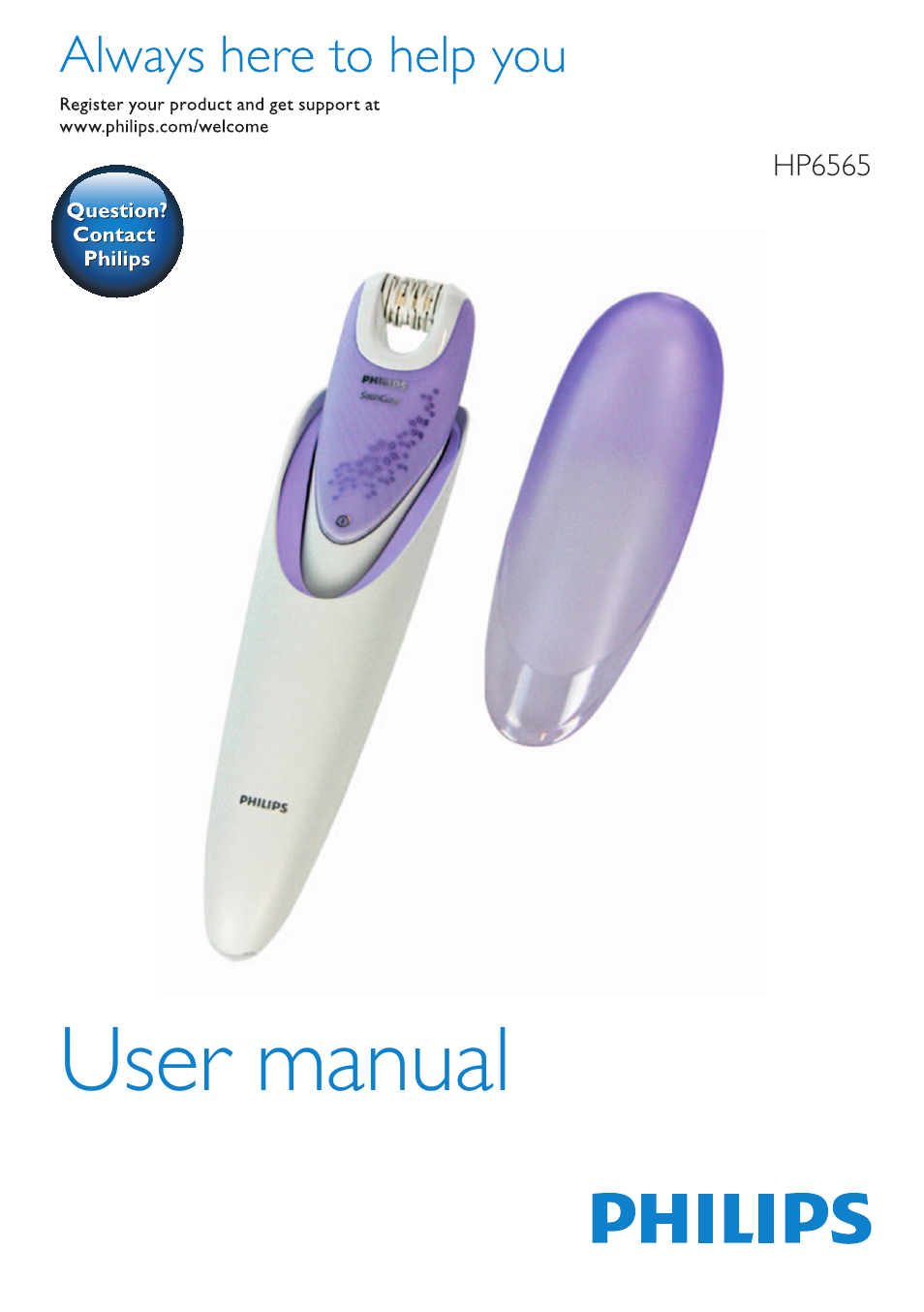 Philips Satin Intimate Depiladora para las zonas íntimas User Manual | 232 pages