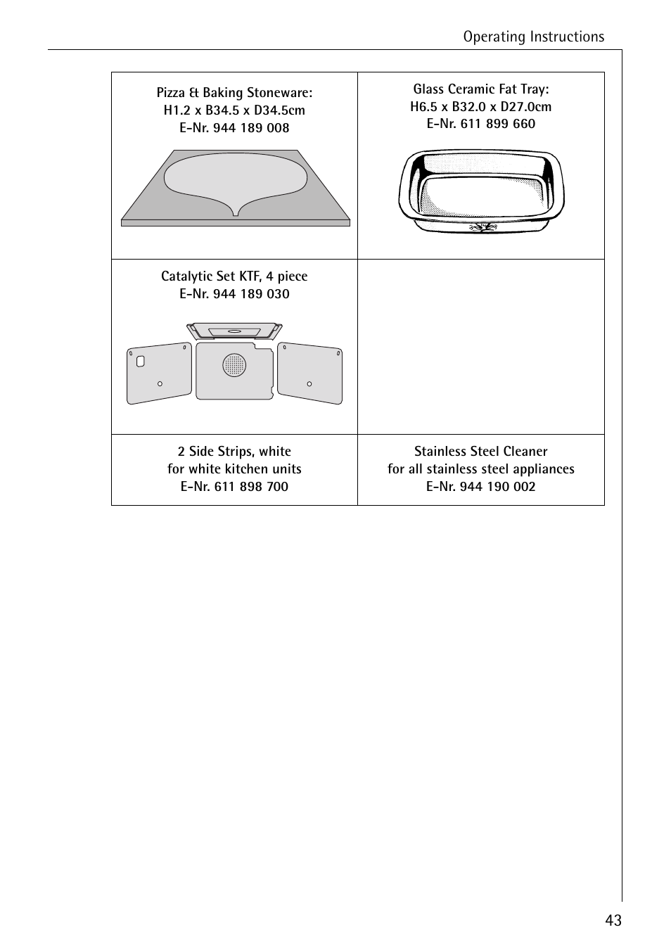 AEG COMPETENCE B 4130 User Manual | Page 43 / 52