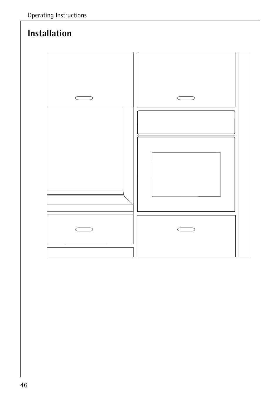 Installation | AEG COMPETENCE B 4130 User Manual | Page 46 / 52