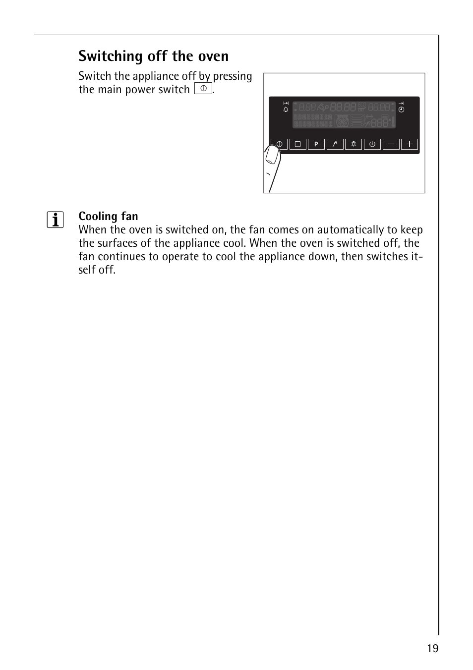 AEG COMPETENCE B8920-1 User Manual | Page 19 / 84