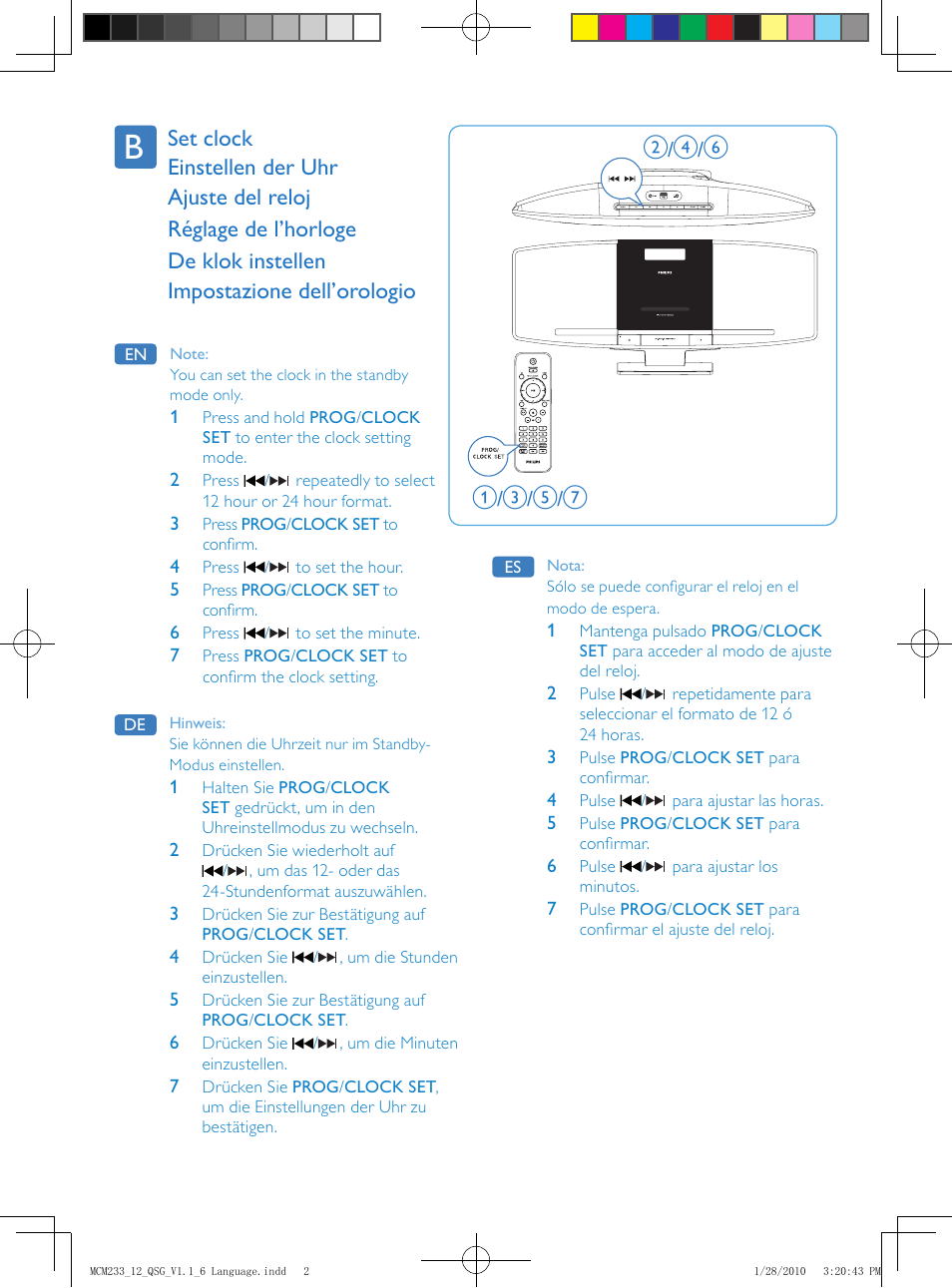 Philips Elegante microcadena User Manual | Page 2 / 4