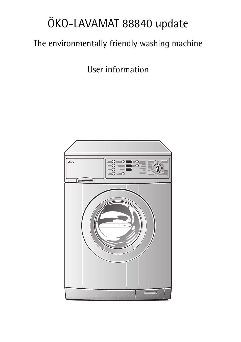 AEG KO-LAVAMAT 88840 User Manual | 64 pages